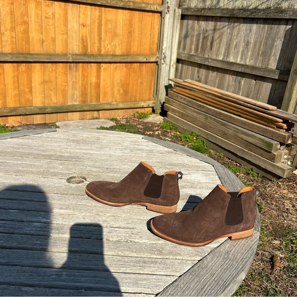 Kork Ease, Kit Chelsea Ankle Booties Women Brown Suede‎ Flat size 9.5 - Picture 5 of 10